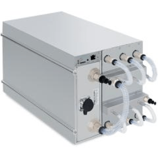 Antminer S19 XP Hydro con conexiones de refrigeracion liquida